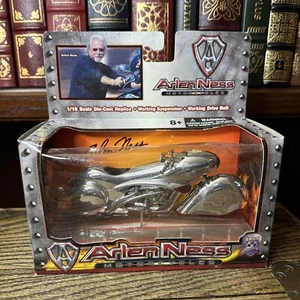 Arlen Ness Motorcycles Outlaw Steel Iron Legends Motorcycle 1:18 Scale #99210 - Picture 1 of 8