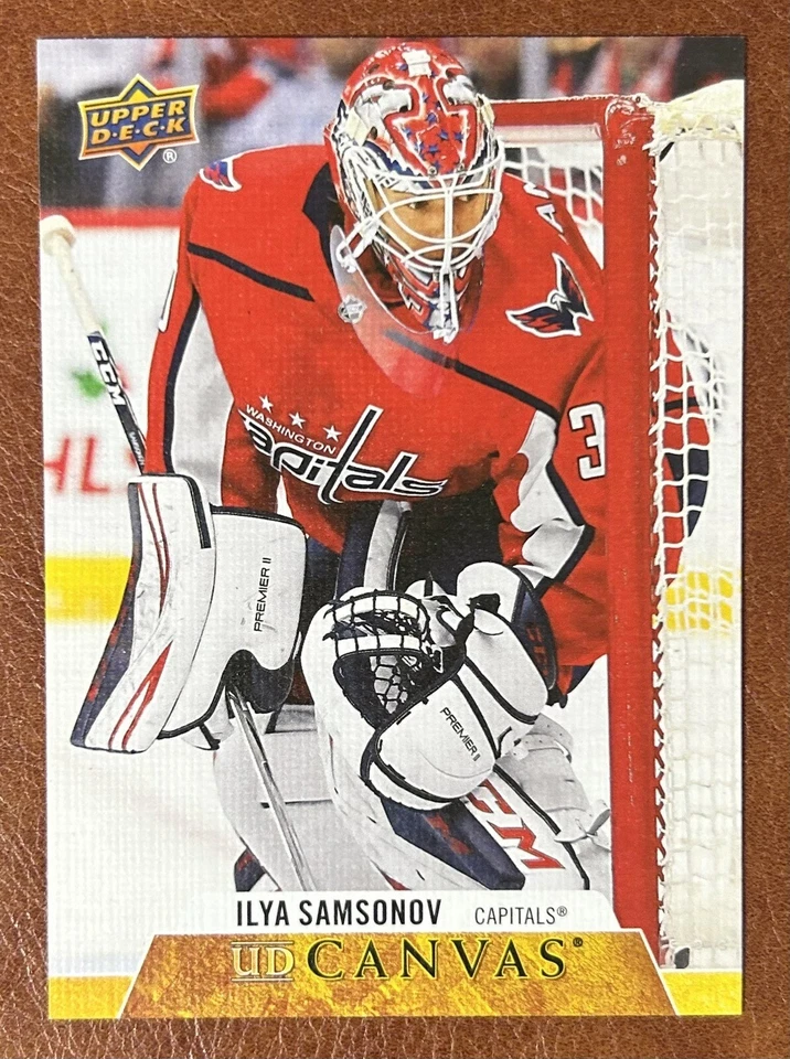 2020-21 Upper Deck UD Canvas Ilya Samsonov Washington Capitals #C205 - Image 1 of 2