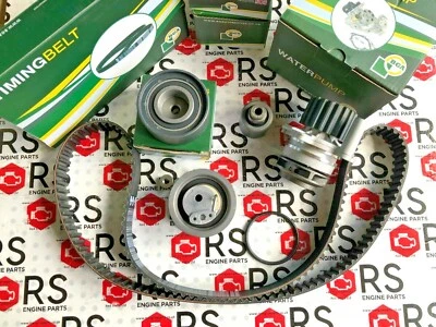 TIMING BELT SET WATER PUMP FITS FOR AUDI MITSUBISHI SEAT SKODA VW 2.0 TDI 16V - Image 1 of 4