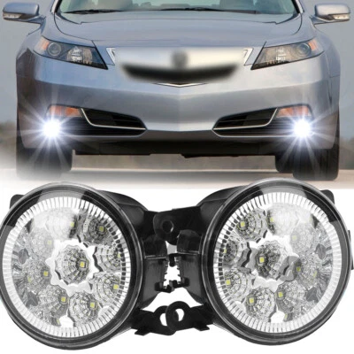 Luces antiniebla blancas para parachoques delantero 2 piezas para Acura TL 2012 2013 2014 Foto 1 de 4