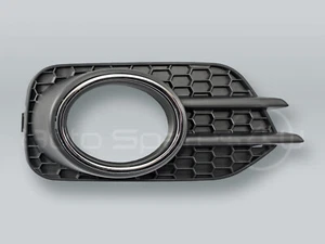 Front Fog Light Grille with Chrome Trim RIGHT fits 2012-2017 VW Tiguan - Picture 1 of 2
