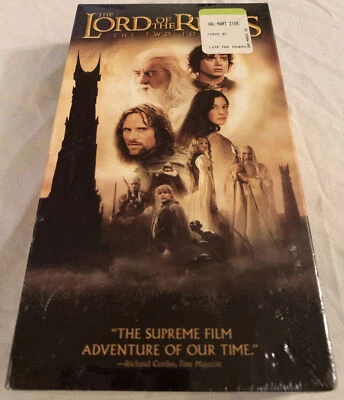 The Lord of the Rings: The Two Towers (VHS, 2003) Factory Sealed Watermarks - Image 1 of 4