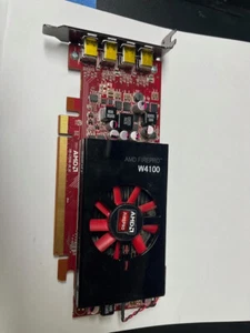 AMD Firepro W4100 2GB DDR5 Professional Design Graphics Card Low Profile 0XXH7R - Picture 1 of 5