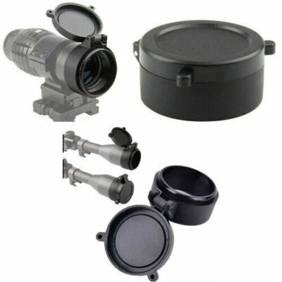 Scope Lens Cover Flip Up Cap Objective Lid Quick Spring Protection - Image 1 of 3