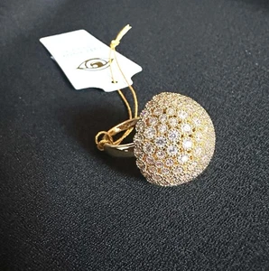 Eye Candy Cocktail Kuppel/Kristall Ring Größe 9 - Bild 1 von 5