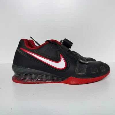 Nike Romaleos 2 'Bred' Mens Size 10.5 476927-016 Weightlifting Powerlift Shoes - Image 1 of 4