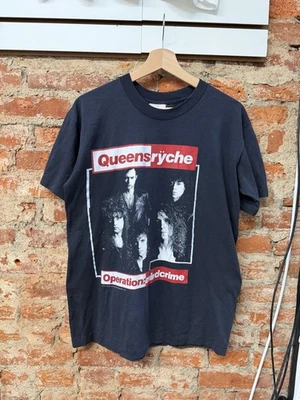 Queensryche 1988 Vintage Operation Mindcrime L T-Shirt Brockum Promo Album Tour - Image 1 of 4
