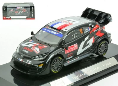 MODELLINO AUTO STATICO BURAGO TOYOTA YARIS WRC RALLY OGIER 2024 SCALA 1/43 - Immagine 1 di 4