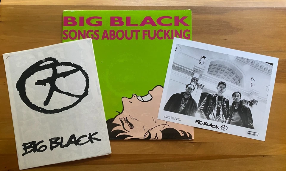 SEALED OG BIG BLACK Songs About Fucking Vinyl Lp W/PRESS KIT Touch And Go Albini - Image 1 of 4