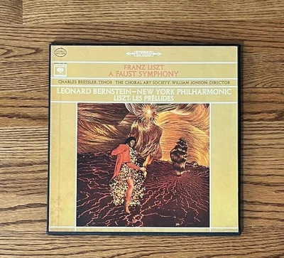 Franz Liszt A Faust Symphony 2LP Box Set Columbia Bernstein Stereo M2S 699 EX  - Image 1 of 3