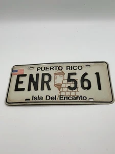Vintage Puerto Rico License Plate – ENR 561 – “Isla Del Encanto” - Picture 1 of 2