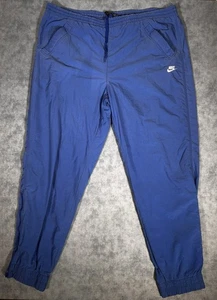 Pantalones de chándal vintage Nike Premier para hombre XL azul nailon cortavientos joggers swoosh - Imagen 1 de 8