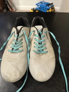 DSG Speed Viper Soccer Cleats Kids Size 4.5 Grey Teal - Picture 1 of 5