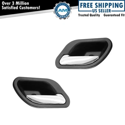 Комплект из пары черных внутренних дверных ручек для BMW 525i 530i 540i M5 - Изображение 1 из 4