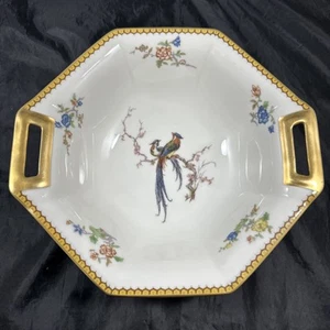 Eden Muster Haviland Limoges Servierschale 10,5 x 9,5 x 3,75 Henkel Paradies - Bild 1 von 24