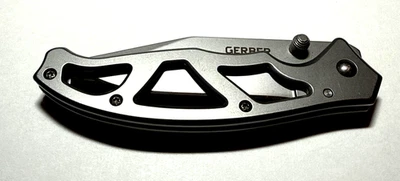 NAVAJA DE BOLSILLO PLEGABLE GERBER 4660519A con clip de bolsillo marco esqueleto bloqueo Foto 1 de 4
