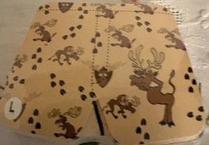 Calzoncillos Boxer Brabo Magic Unisex 100% Algodón Jersey - Diseño Alce - Nuevo en Paquete Talla L - Imagen 1 de 2