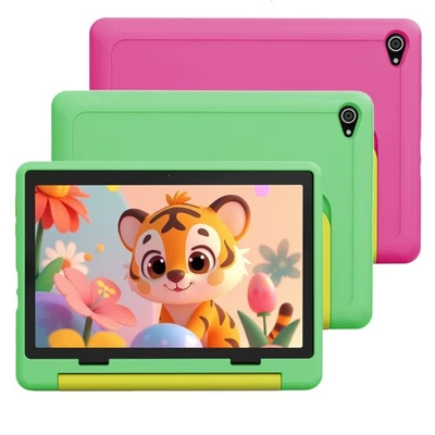Kids Tablet 7/8/10 inch Android Tablets 32GB 64GB w/ Shockproof Blue Pink Green - Image 1 of 4