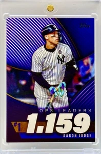 Aaron Judge RARE TOPPS OPS INVESTMENT CARD SSP YANKEES MVP ROY MINT W CASE - Picture 1 of 2