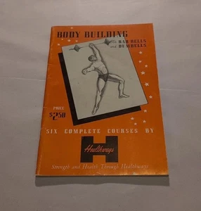 VINTAGE 1960 HEALTHWAYS BODY BUILDING - 6 COMPLETE TRAINING COURSES JOE BONOMO - Picture 1 of 3