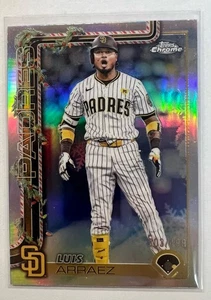 2025 Topps Holiday Luis Arraez rifrattore cromato #d 303/499 - Foto 1 di 2