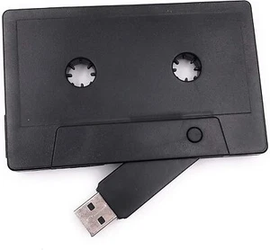 Kassette Tape Audio Tonband schwarz Funny USB Stick verschiedene Kapazitäten - Picture 1 of 11