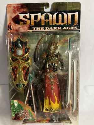 Figura de acción Spawn The Dark Ages Mandarin Spawn Ultra serie 14 McFarlane 1999 Foto 1 de 4