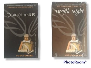 Set of 2 William Shakespeare Audio Book Cassettes Arkangel NEW and Sealed - Picture 1 of 2