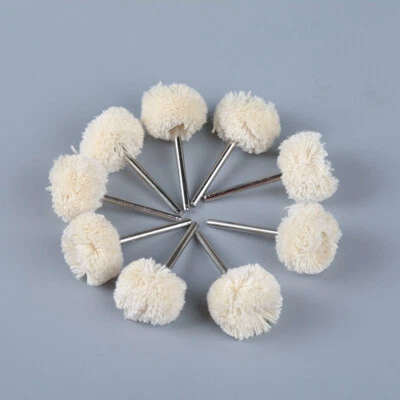 10/20/30/50Pcs Polishing Wheel Soft Nap Grinding Head Metal Buffing Rotary Tool - Image 1 of 4