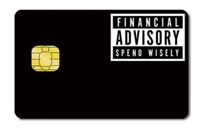 Financial Advisory Credit Card Smart Sticker Skin Pre-cut Big Chips Bank Debit - Picture 1 of 4