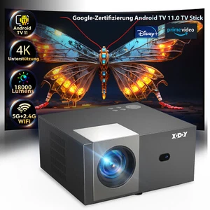 XGODY Sail 2 UHD WiFi Heimkino 4K Projektor Beamer LED Android11.0 Bluetooth - Bild 1 von 18