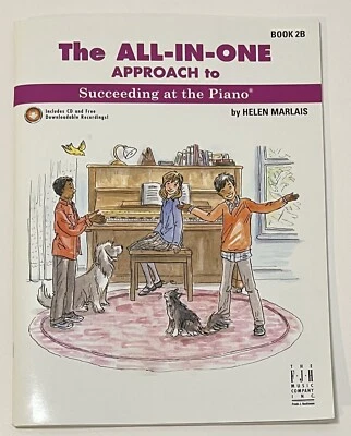 The All-In-One Approach to Succeeding at the Piano by Helen Marlais Book 2B w/CD - Image 1 of 4