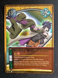 Naruto CCG #076 Striking Shadow Snake Coils of the Snake 1st Rare Gold Text NM - Picture 1 of 2