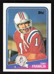 1988 Topps #183 Tony Franklin New England Patriots - Picture 1 of 2
