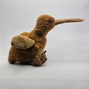 De colección Ty Beanie Babies Colección Marrón 9” Beak the Kiwi Bird Peluche Etiqueta Tush - Imagen 1 de 8
