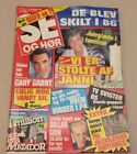 Cary Grant Death Memorial +Dynasty Back Cover Danish Magazine 1986 "Se Og Hoer"