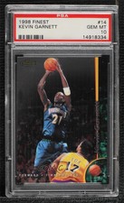 1998-99 Topps Finest Kevin Garnett #14 PSA 10 GEM MT HOF
