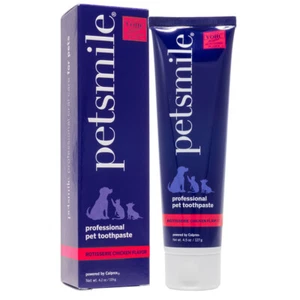 Petsmile 119g Professional Pet Toothpaste Rotisserie Chicken Flavour Cat/Dog Lrg - Picture 1 of 5