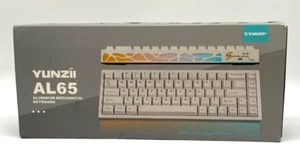 YUNZII White Milk Aluminum Mechanical Keyboard Model AL65 - Brand New - Picture 1 of 6