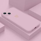 For Iphone 14 13 Pro Max 12 11 Xr Xs 8 Love Heart Silicone Soft Phone Case Cover