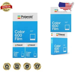 Classic 600 Instant Camera Film - 3 Rolls, 8 Exposures Each, Fast Development - Picture 1 of 4
