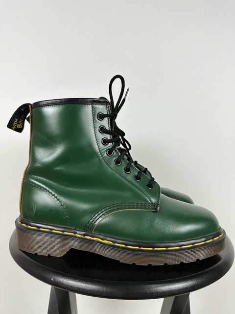 botas doctor martin verdes