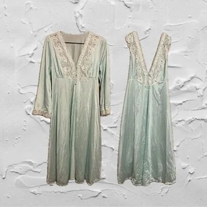 Gorgoeous REALMENTE VINTAGE Lorena Encaje Camisón Conjunto ICÓNICO Mediano [282] - Imagen 1 de 11