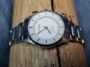 Citizen Women GN-4S-11 Silver Tone Stainless Steel 26mm Quartz Watch 7.75 Read - Picture 1 of 17