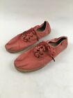 Toms Sneakers Shoes Women's Size 8.5 Salmon Coral One For One Lace Up