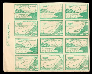 Colombia Air Post C11A-C11B 1920 Block of 12 (6 se-tenat pairs) VF MNH (CV $780) - Bild 1 von 3