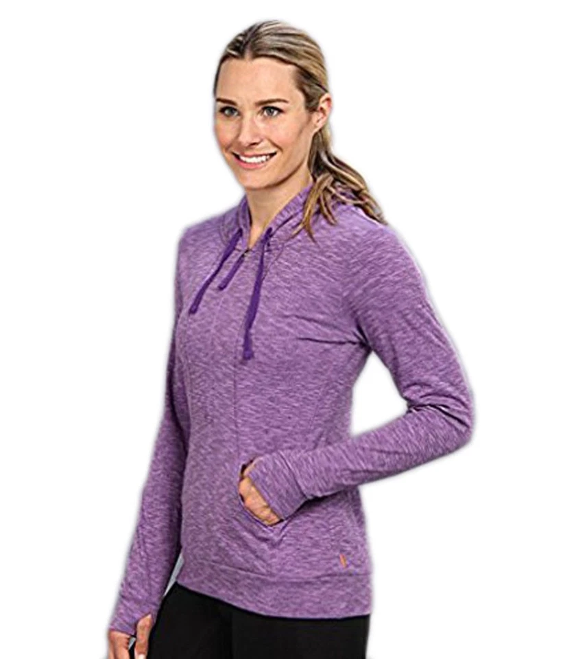 Sexy sudor para mujer Lucy media cremallera lavanda brillo brezo XS NUEVO CON ETIQUETAS Foto 1 de 1