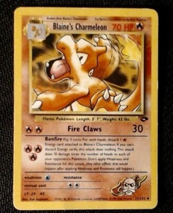 1x Blaine's Charmeleon 31/132 Gym Challenge Pokemon Card - Picture 1 of 2