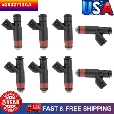 Комплект из 8 топливных форсунок для пикапа Dodge Ram 2500 5,7 л 2004 2005 2006 2007 2008 - Изображение 1 из 4