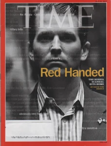 TIME Magazine   July 14, 2017      RED HANDED The Russia Scandal Hits Home - Picture 1 of 2